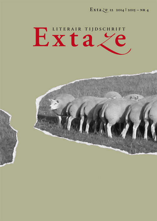 Cover Literair tijdschrift Extaze 12