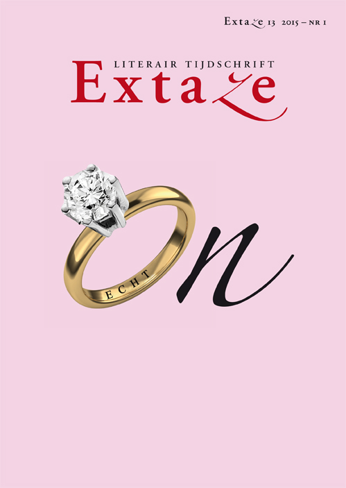 Cover Literair tijdschrift Extaze 13