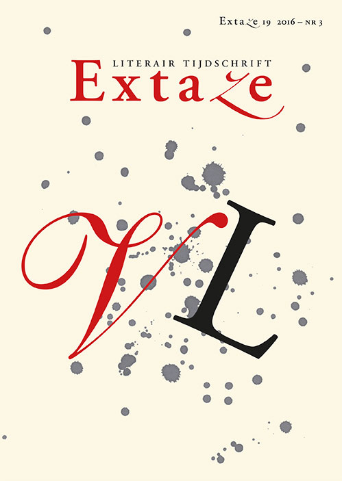 Cover Literair tijdschrift Extaze 19