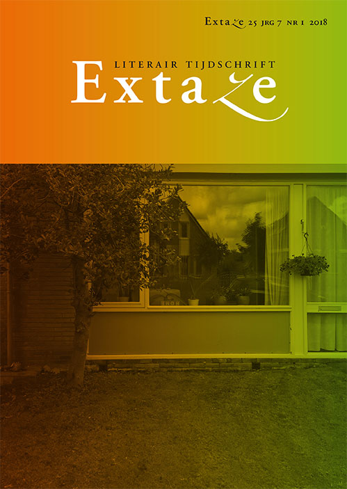 Cover Literair tijdschrift Extaze 23